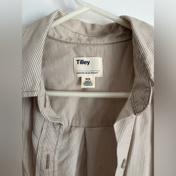 Tilley button up pin stripe blouse - Picture 2 of 5